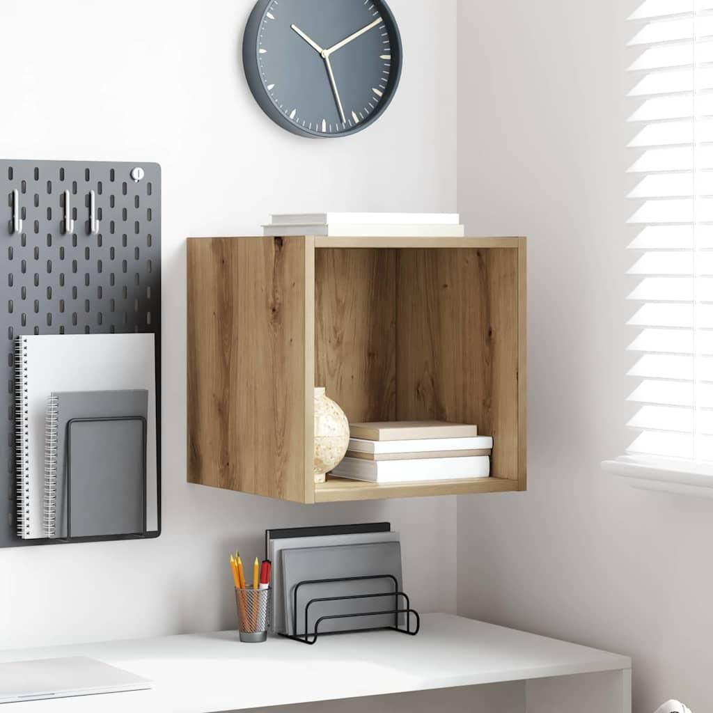 Maison Exclusive - Wandschrank Artisan-Eiche 37 x 37 x 37 cm Holzwerkstoff