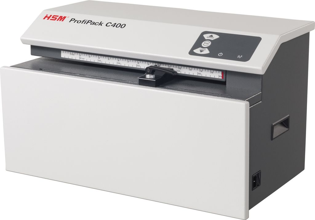 HSM ProfiPack C400, Maszyna pakująca, Czarny, Szary, Zdjęcie produktu 