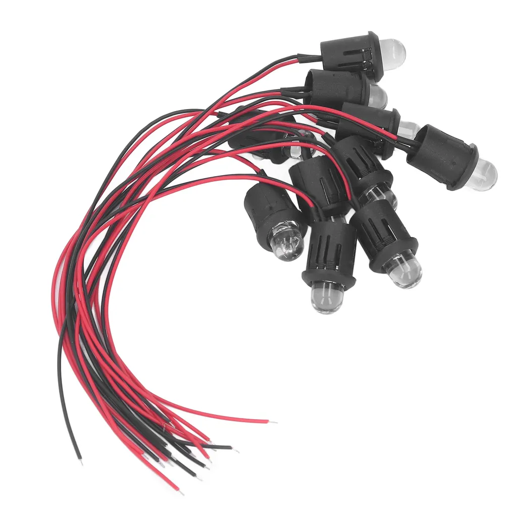 Luce a diodi LED, indicatore del cruscotto, luce a diodi LED da 12 V, luce pilota, spia LED, luce a diodi - 6