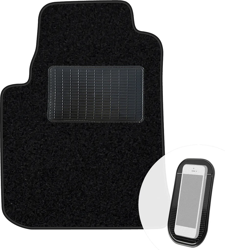 Tappetino in Velluto Nero moto-MOLTICO per Rover 75 (1999-2005)
