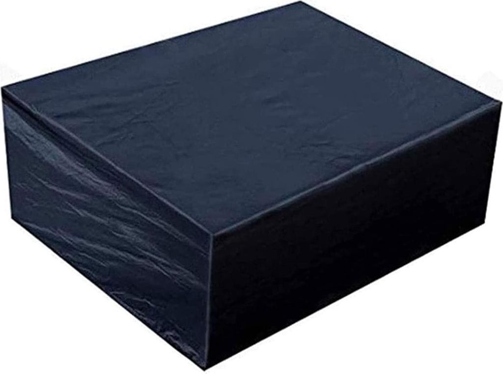 Abdeckung für Gartenmöbel – wasserdichte rechteckige Gartentischabdeckung – für Tischmöbel (200 x 160 x 70 cm)