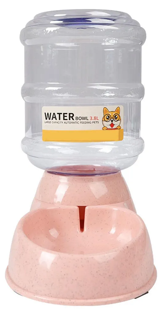 Distributeur d'eau 3,8L : Fini les gamelles vides et le sol mouillé !
