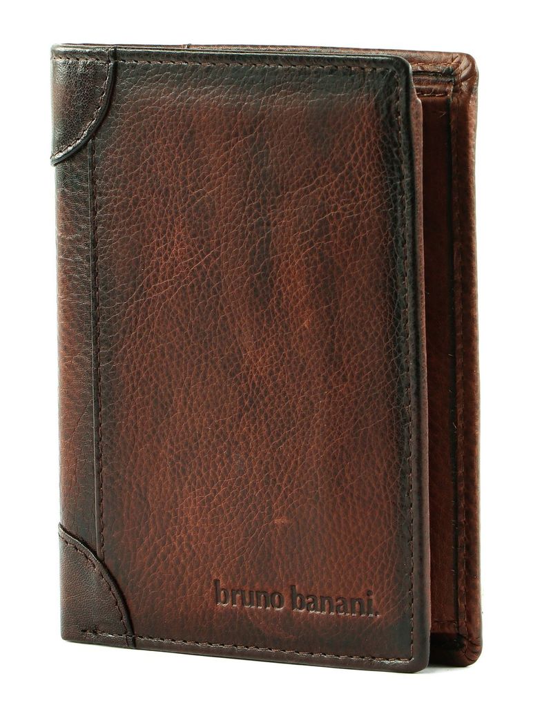 bruno banani Leder Geldbörse Wallet Brown braun