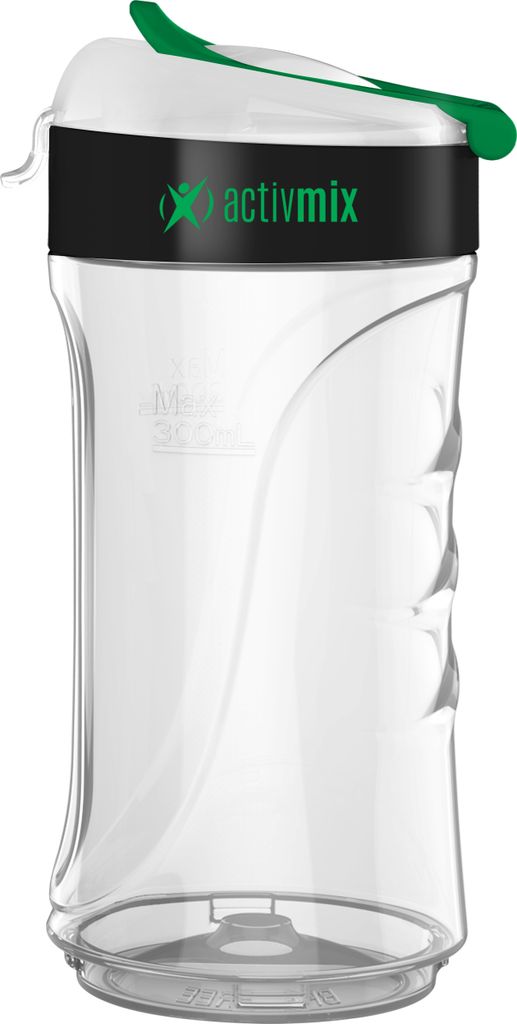 ETA Smoothie-Maker ActivMix Team ETA110390000, 350 W, aus Edelstahl, Puls-Schalter, 19000 U/min., 2 Sportflaschen, Slim-Format, Mix-Messer