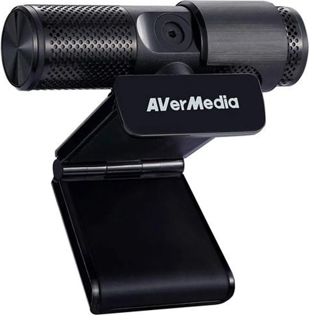 Webcam AVerMedia PW313 avec Cache de Confidentialité et Double Micro USB