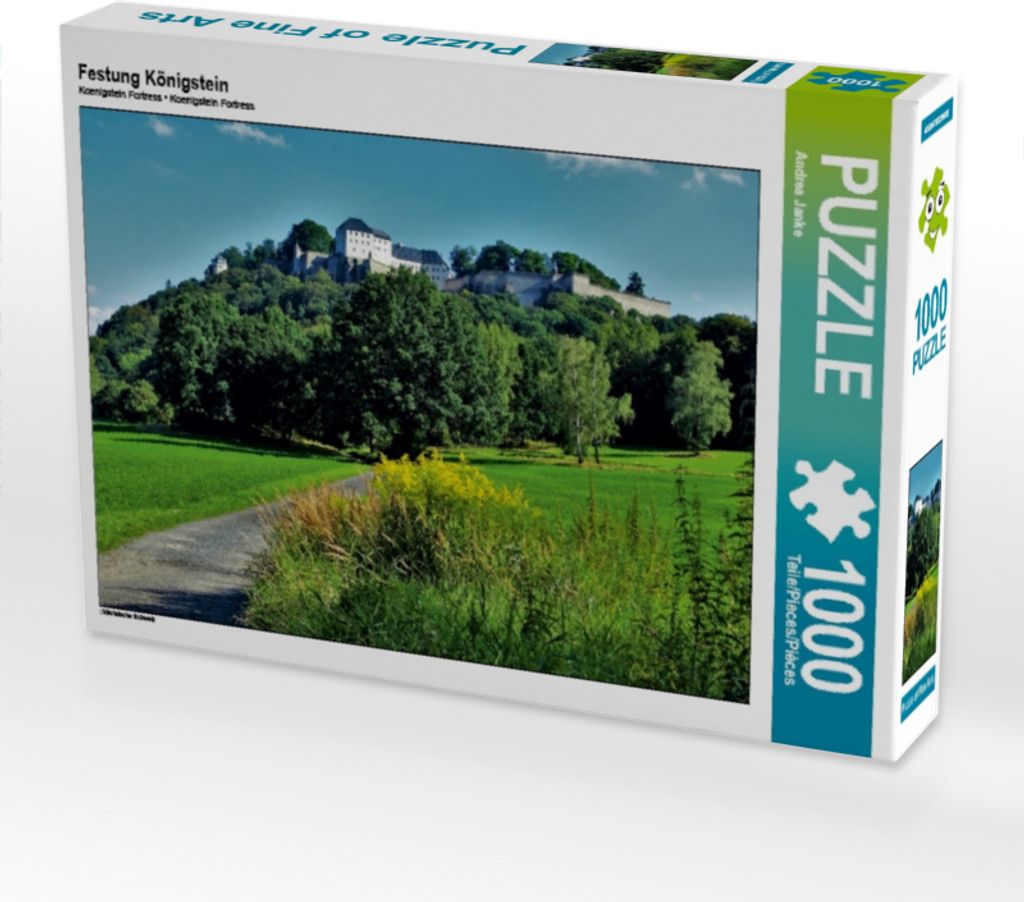 Calvendo Festung Königstein 1000 Teile Puzzle quer 640x480mm, Janke Andrea; 7413813