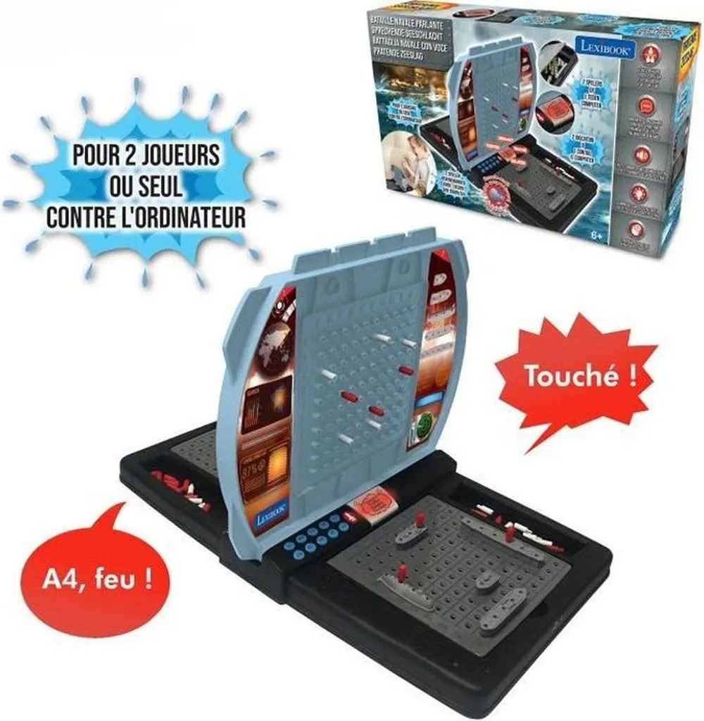 Naval Battle Lexibook interactif avec effets sonores et combat maritime