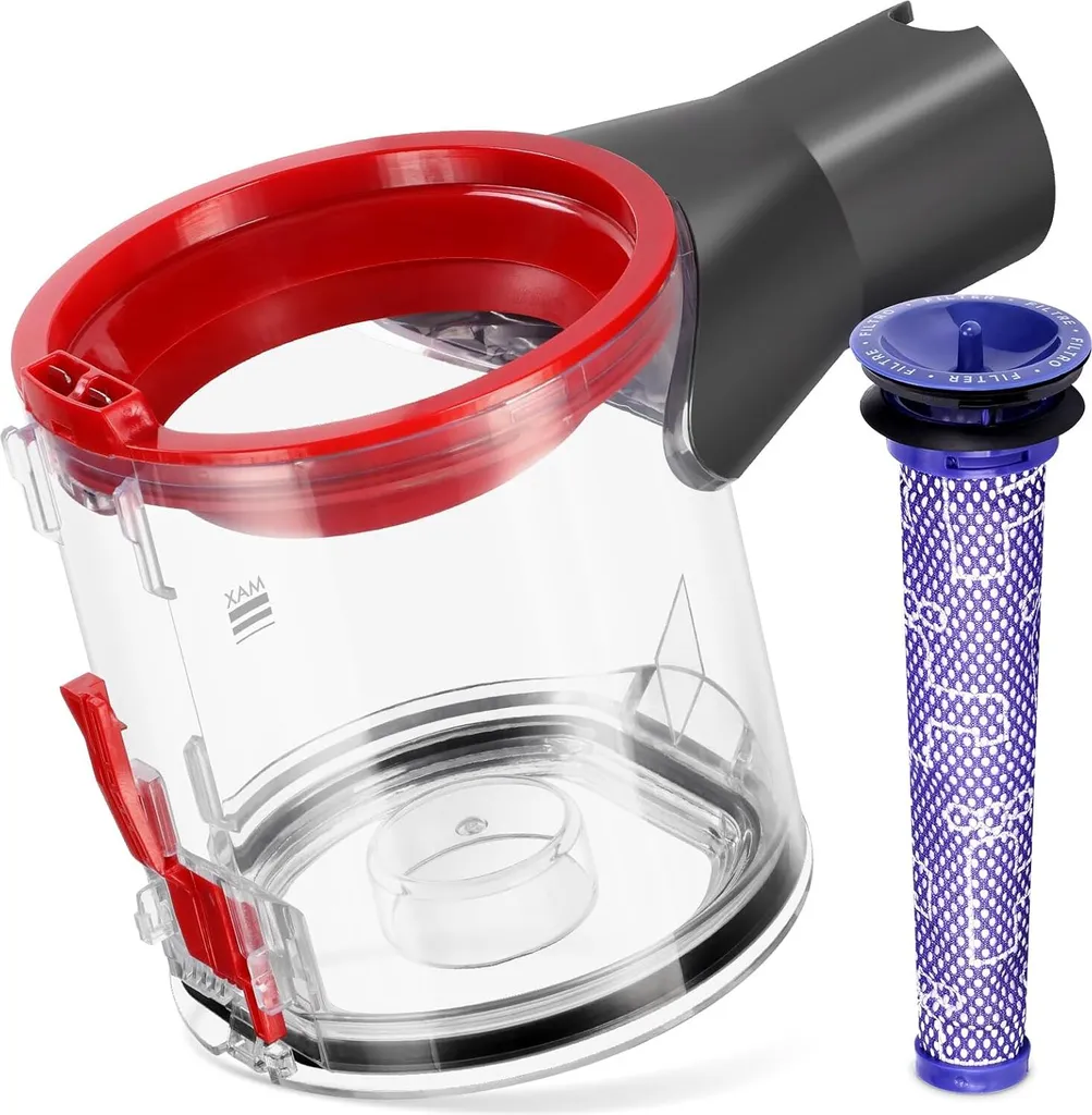 Ricambio Contenitore Polvere Dyson V8 + Set Filtri 967699-01 INF