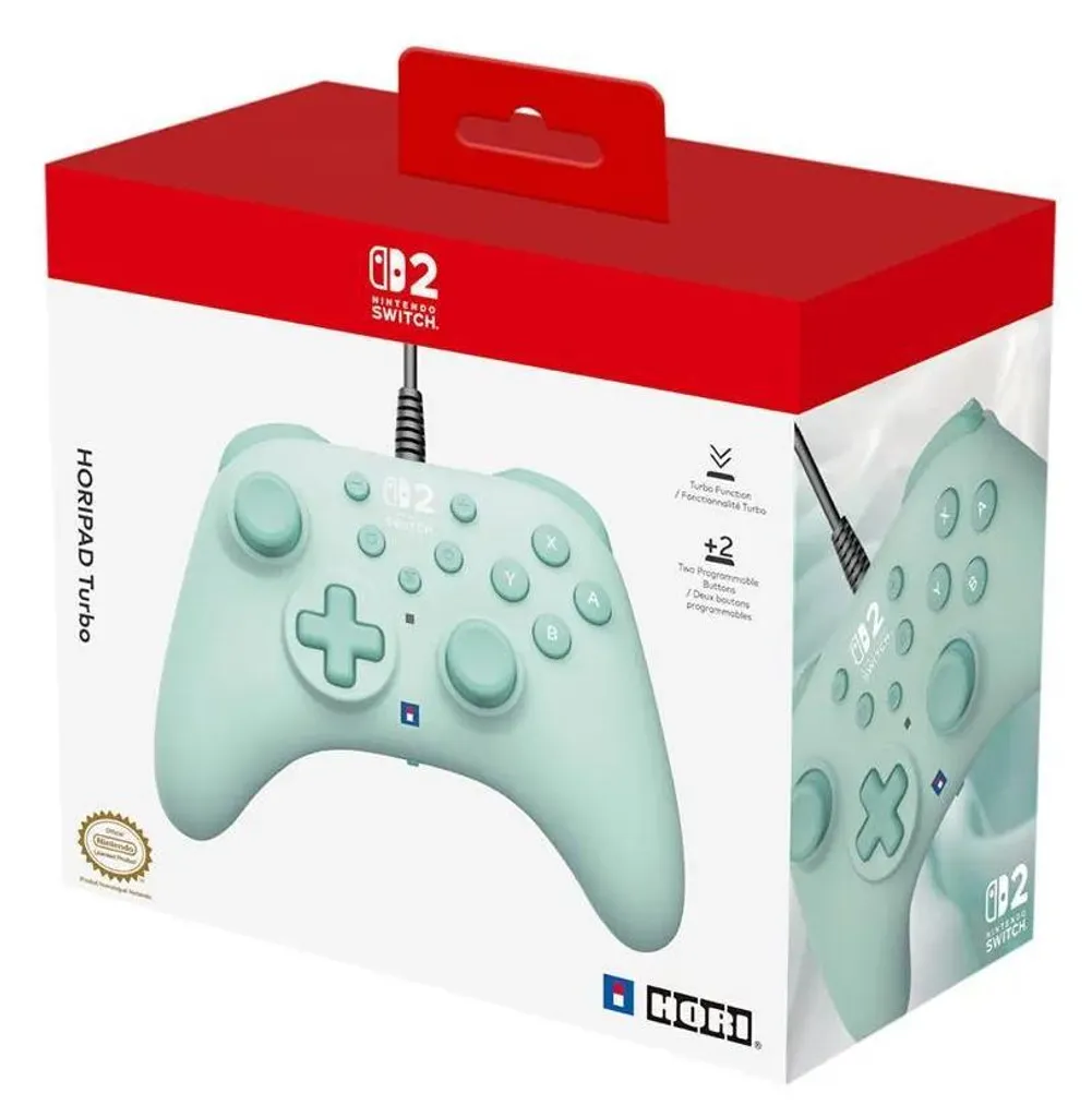 Manette Hori NSX-110E avec Bouton Turbo et Capture pour Nintendo Switch