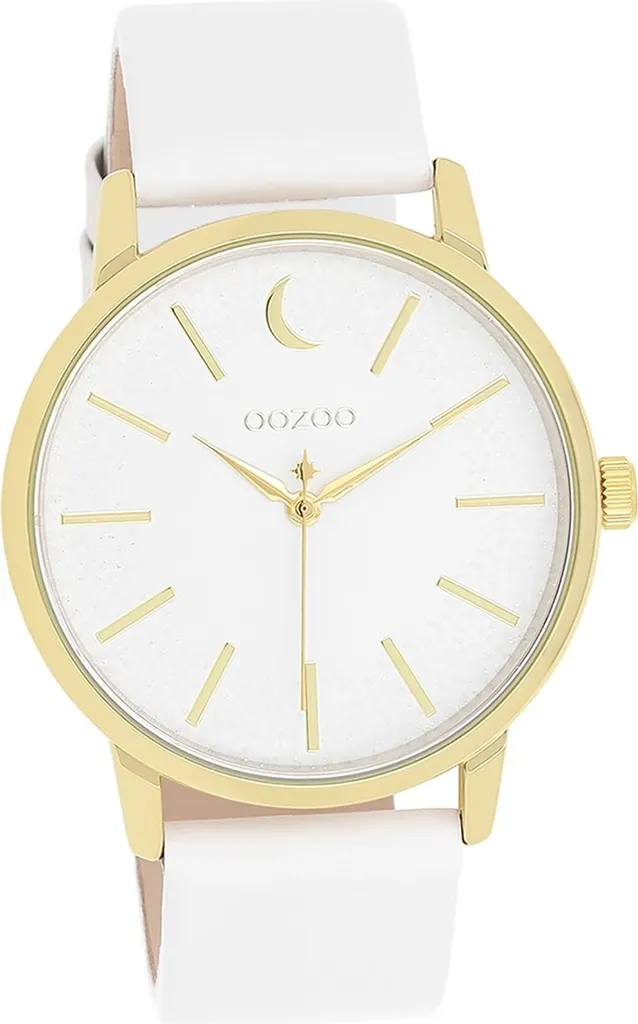 Orologio Vintage Oozoo C11156 Donna | Cinturino Pelle Bianca Retro Chic