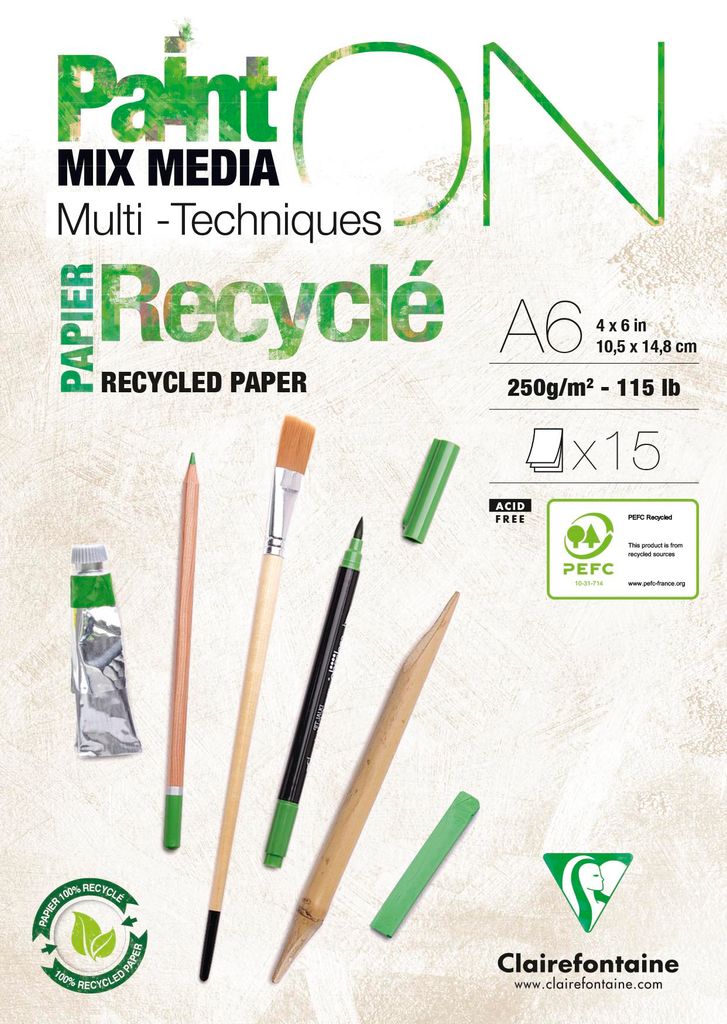 Clairefontaine 960061C, Kunstpapier, 250 g/m²