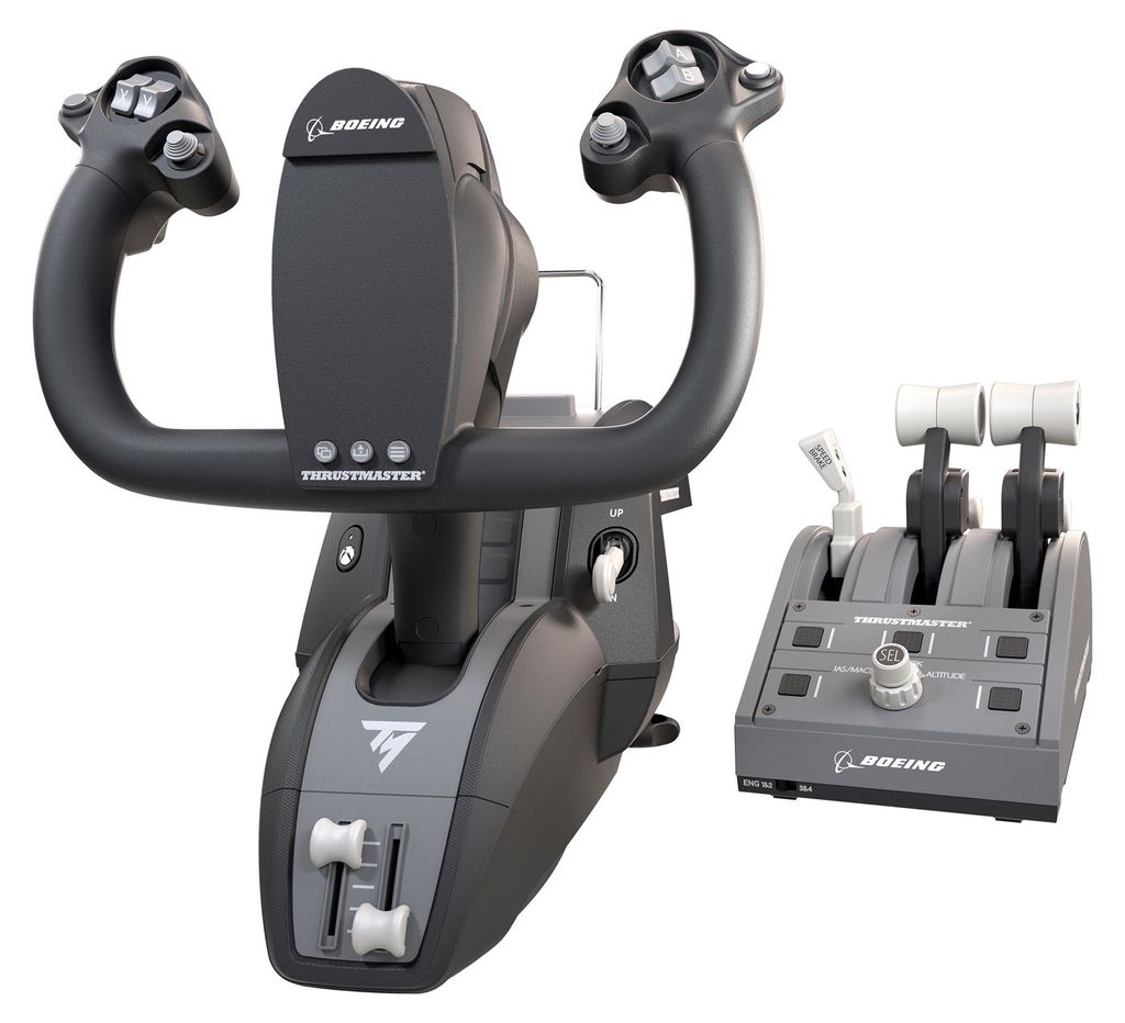 Thrustmaster TCA Yoke Pack Boeing Edition, klakson Zdjęcie produktu 
