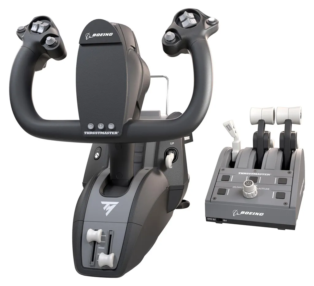 Thrustmaster TCA Yoke Boeing Edition avec Technologie Magnétique H.E.A.R.T