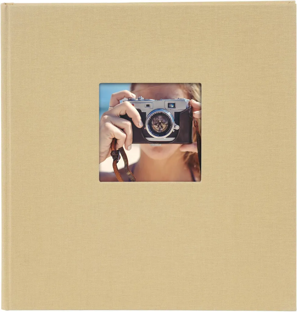 Goldbuch Album fotografico Bella Vista beige 30x31 cm 60 pagine nere - 2