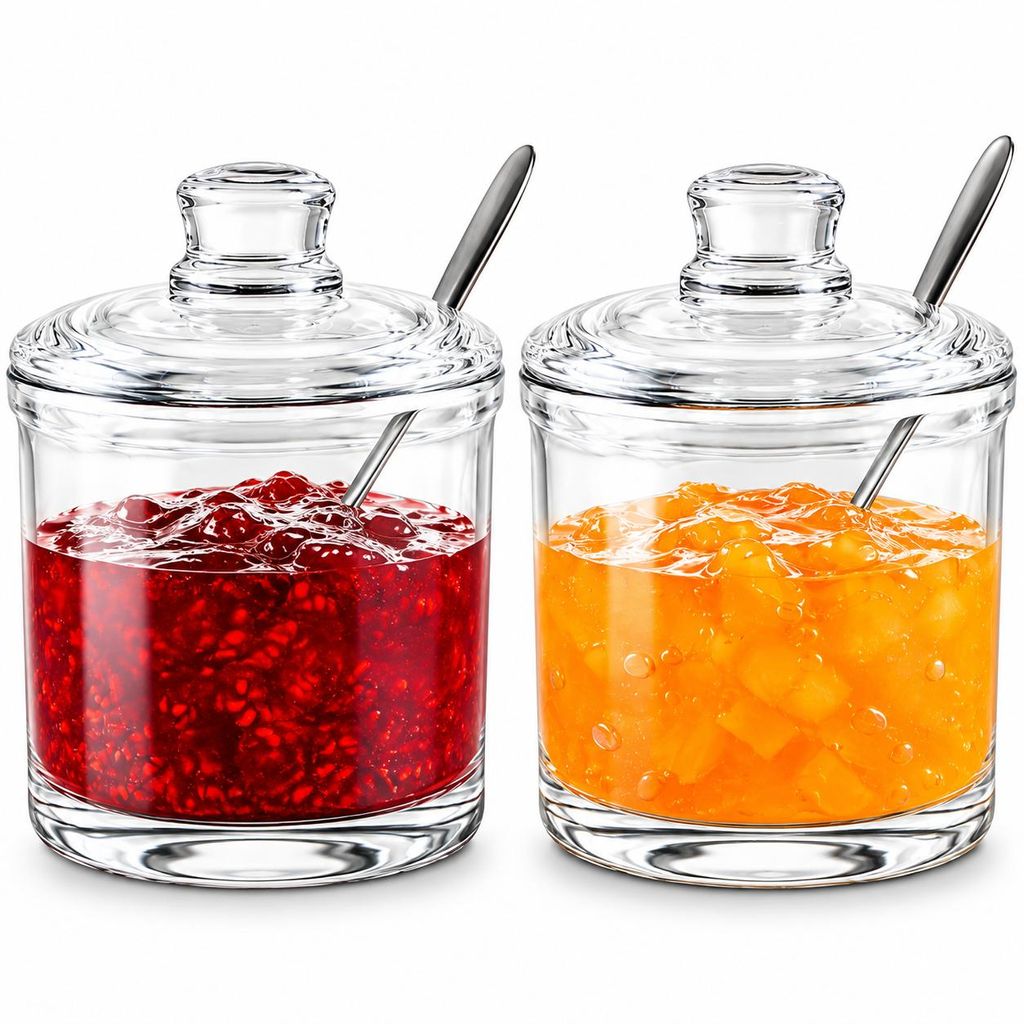 2-tlg. Marmeladendosen Set Parmesandosen Gewürzdosen Produktbild 