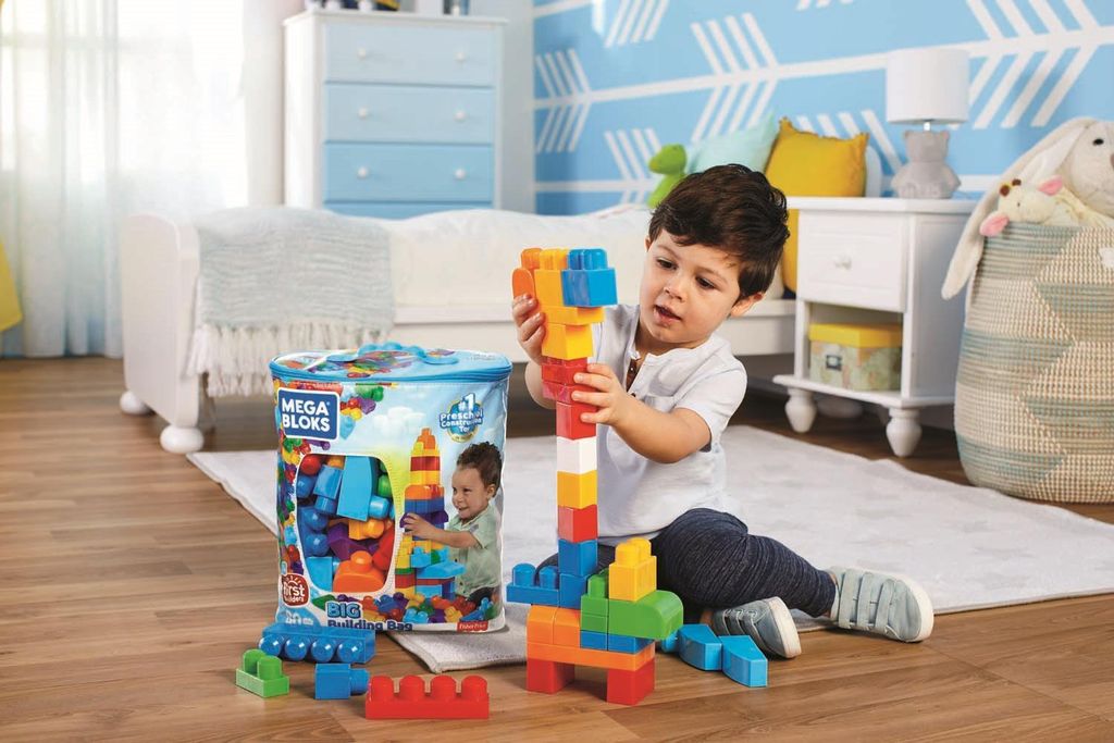 Vrecko na stavebnice Mega Bloks farebné (80 kusov) Obrázok produktu 28