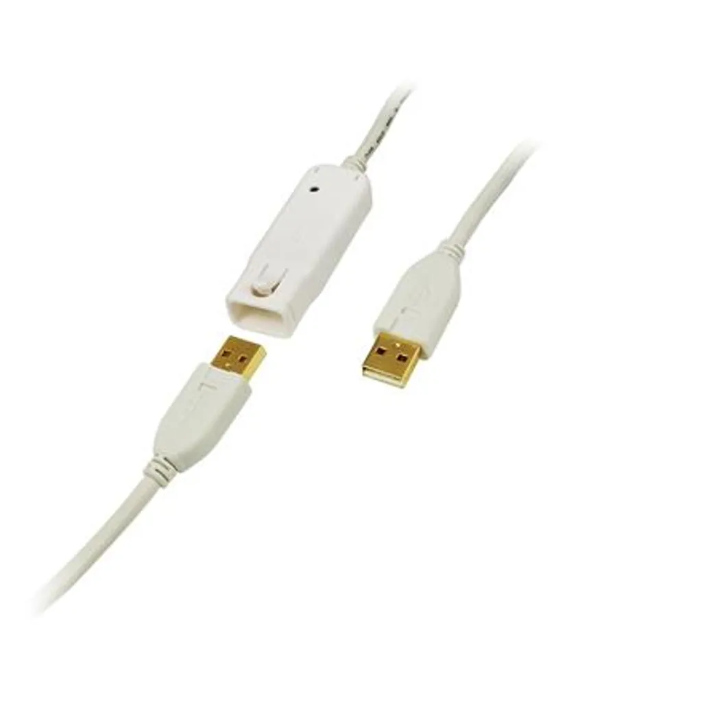 Câble de Rallonge USB 2.0 Actif 12 mètres pour Périphériques à Distance
