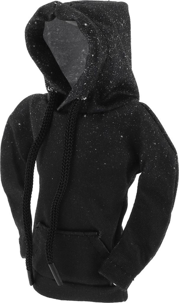 1 Stk. Universaler Schaltknauf-Überzug für Automatikschaltung, Schaltknauf-Griff-Schutz 3D-gedrucktes Hoodie-Design Schwarz aus Polyester