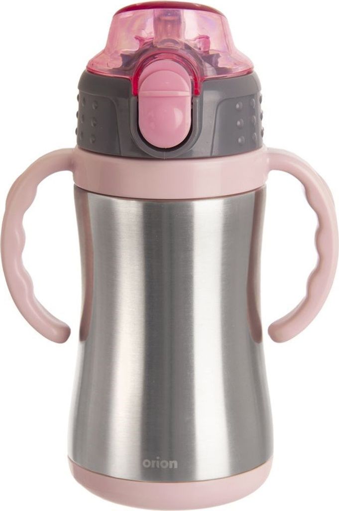 Thermobecher Thermoskanne Trinkflasche mit Griffen für Kinder für heiße und kalte Getränke