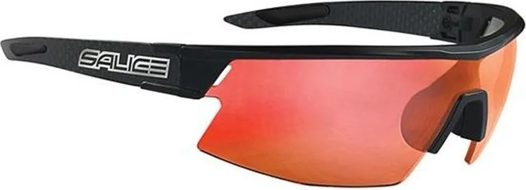 Lunettes de soleil pour cyclisme et running Salice C-Speed Black RW Red Cat 3