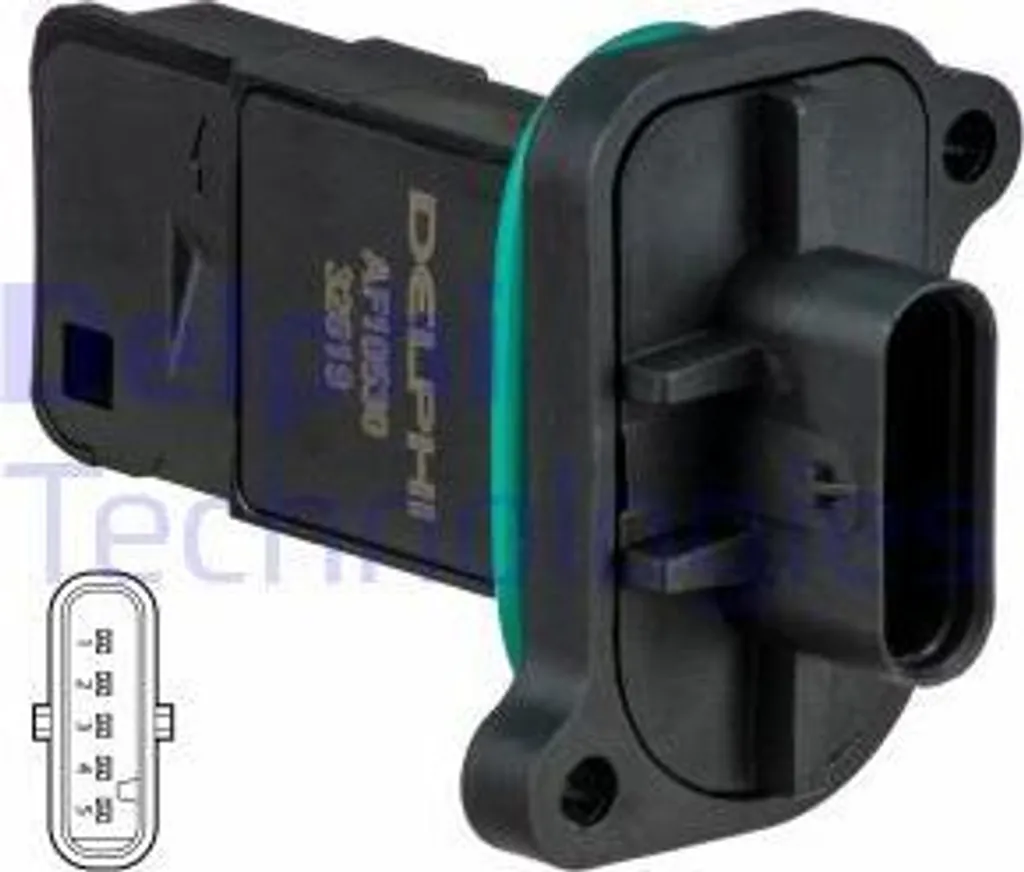 Débitmètre d'air DELPHI AF10530-12B1 pour BMW 13627612746 Série 1 2 3 4