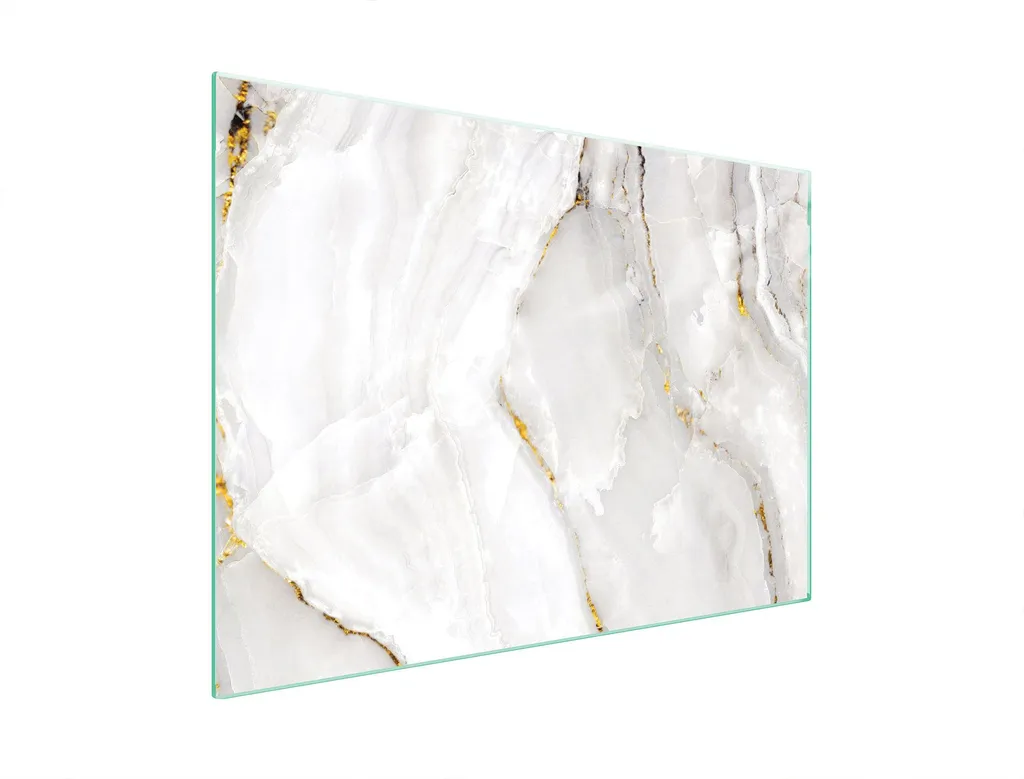 Coprifornelli 70x52 Vetro Temperato Marmo | Protezione Piano Induzione
