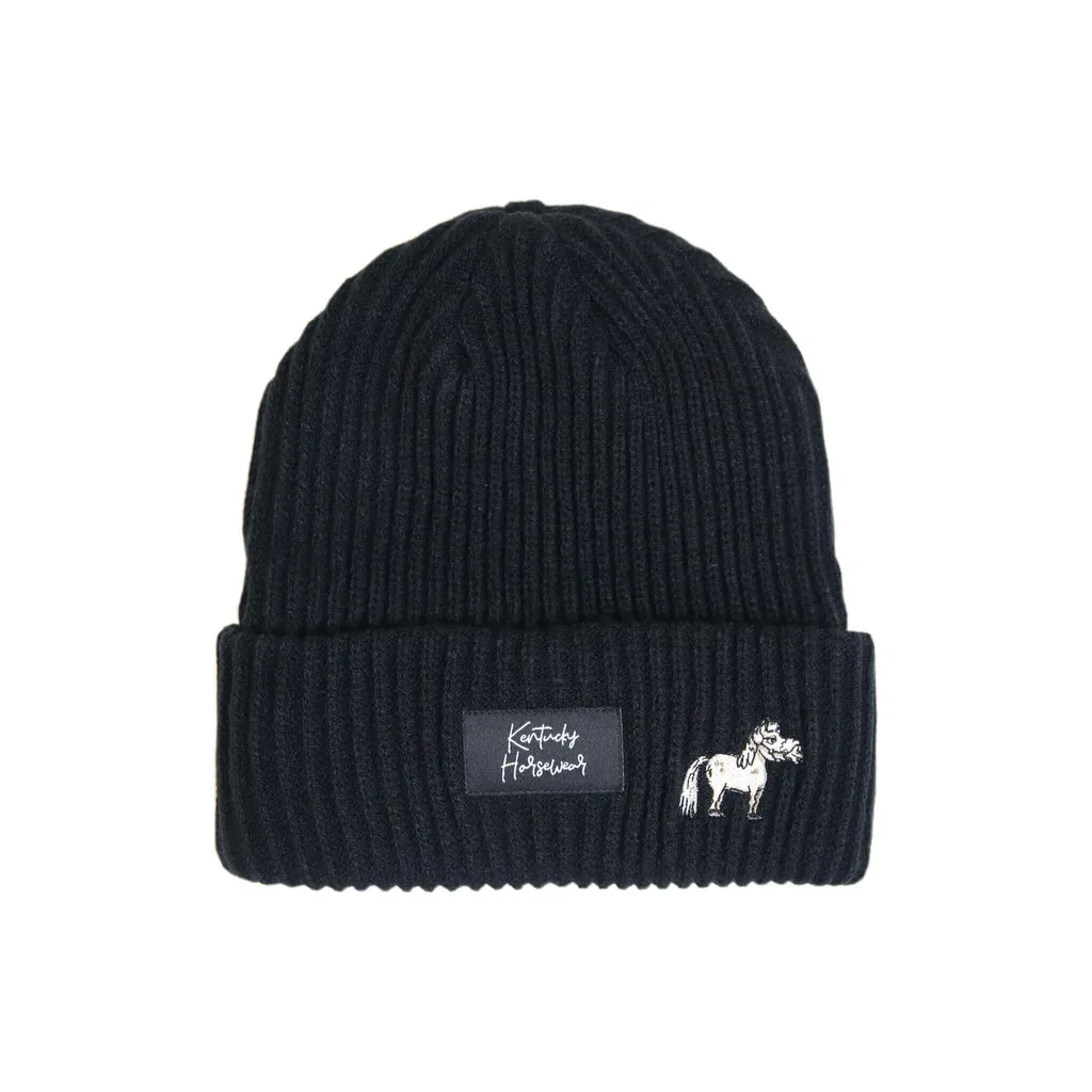 Bonnet Sammy Noir Kentucky : Stop aux Insectes et Distractions Cheval