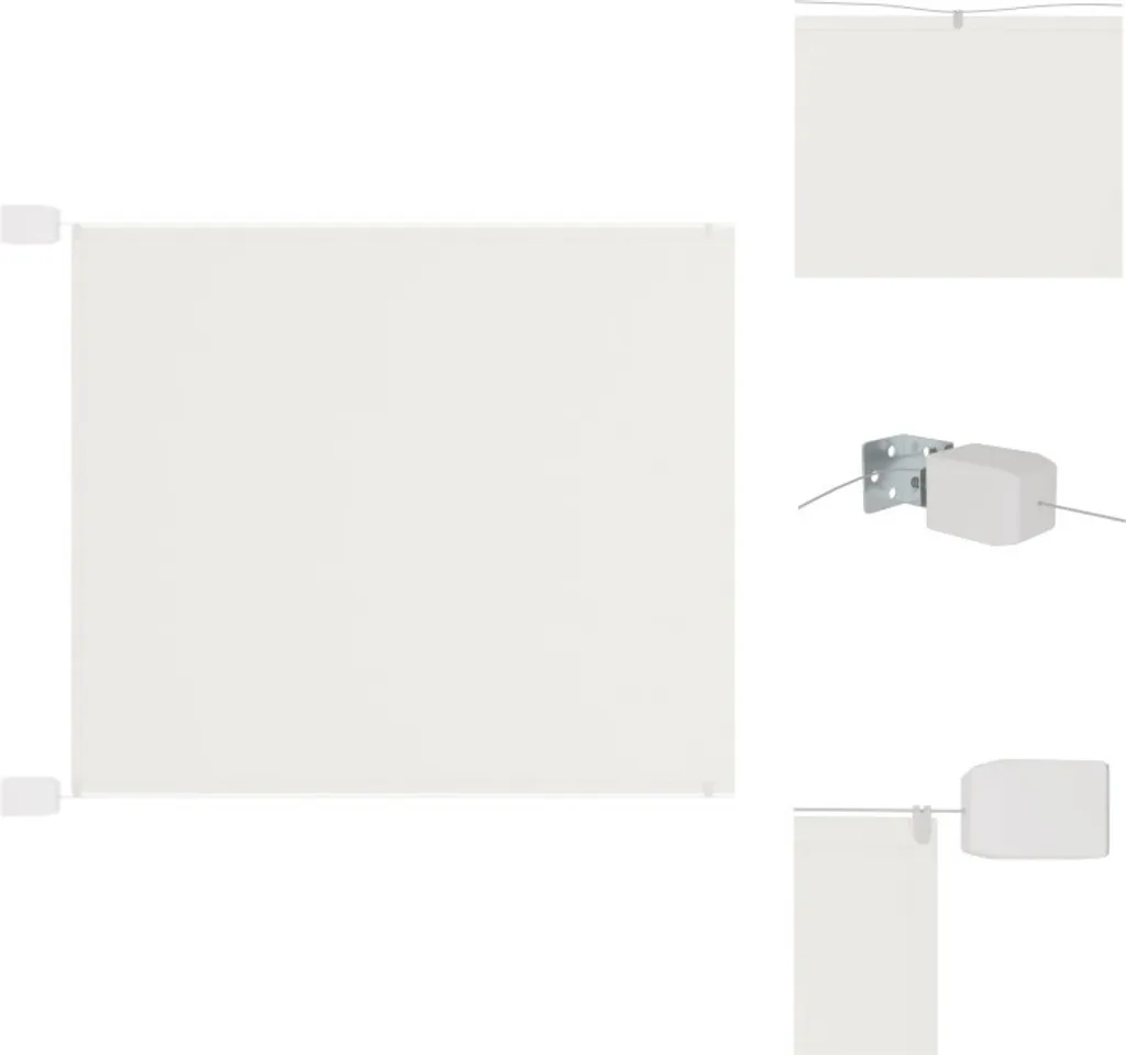 vidaXL Tenda verticale bianca 140x800 cm in tessuto Oxford - Ombrelloni e tende da sole