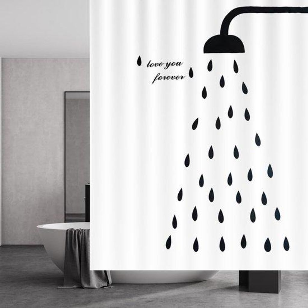 Wasserdichtes Duschgitter - schimmelabwehrend - 180 x 200 cm