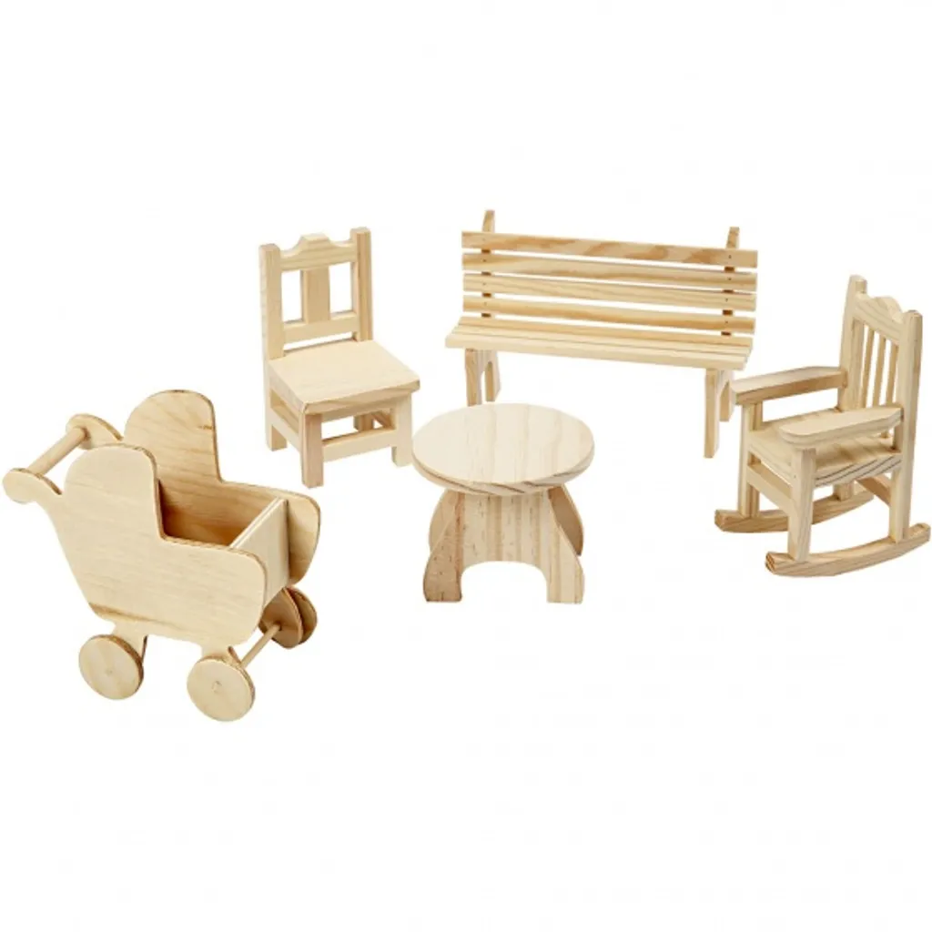 Mini mobilier bois 50pcs pour dioramas : fini le manque d'accessoires !