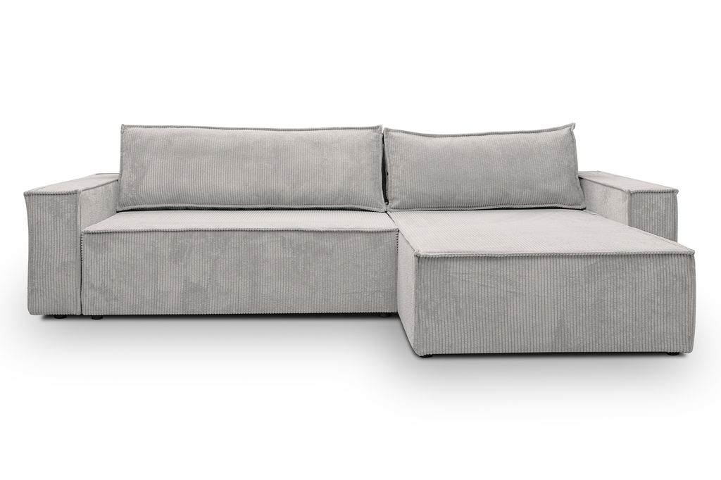 VENASI Ecksofa mit Schlaffunktion Hugo XL, Hellgrau Produktbild 