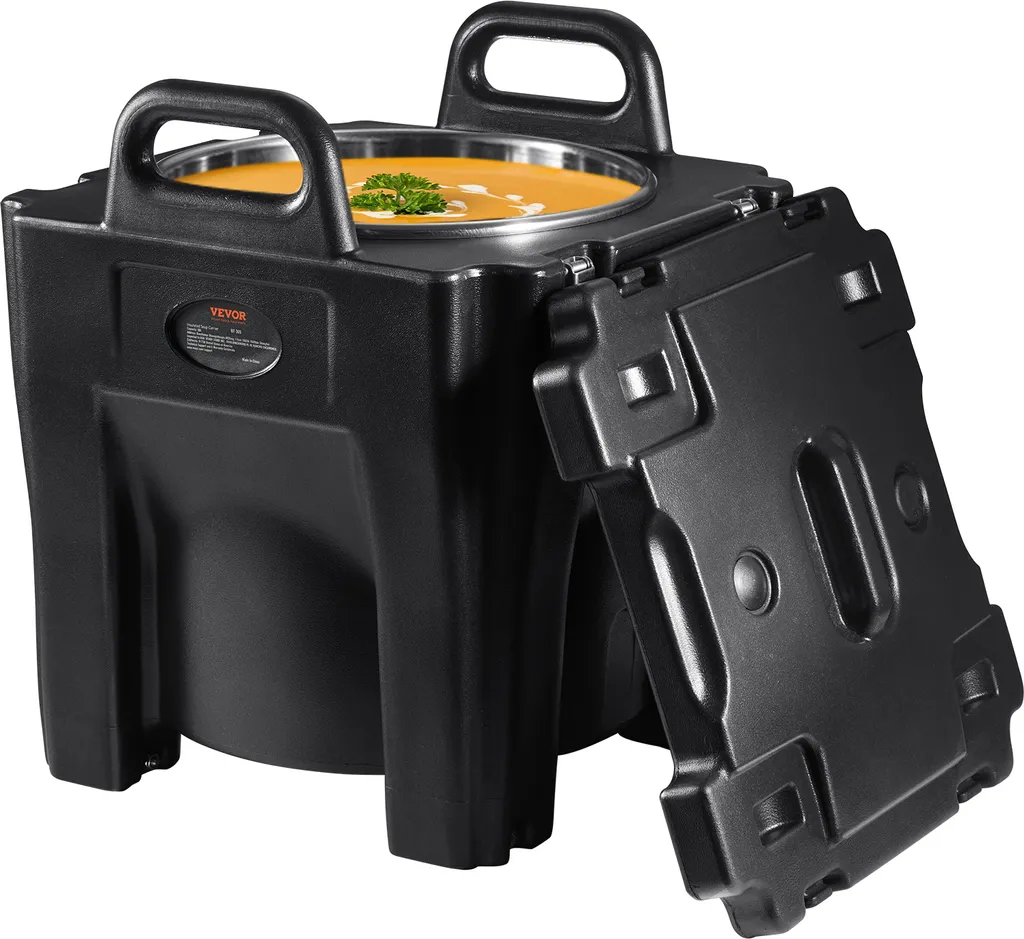VEVOR Récipient Alimentaire Isolé 30 L en Inox - Hotbox Restauration B