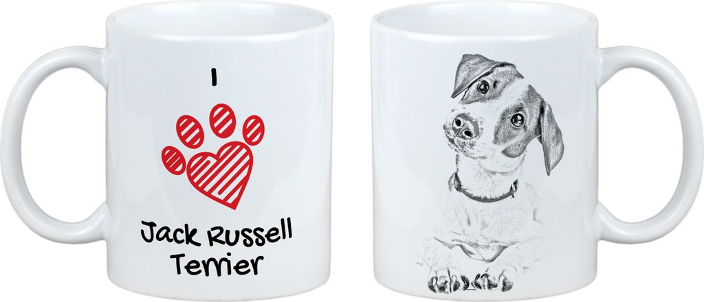 Jack Russell Terrier - Tasse mit Hund, entzückende Tasse mit Grafik, Geschenk mit Ihrem Foto von der Marke Art-Dog