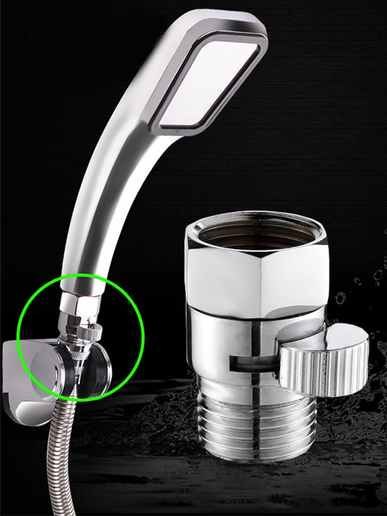 Restokki Duschkopf Absperrventil G1/2 - Wassersparventil Mit Durchflussregelung Für Handbrausen