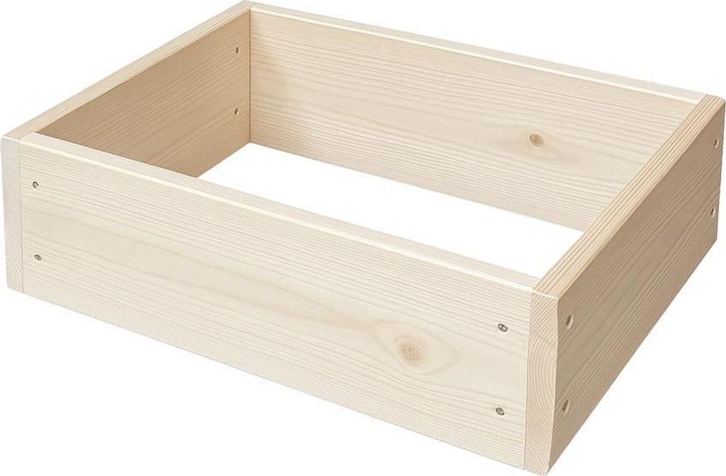 HUKA Lit surélevé, en bois Dimensions : 60 x 80 x 21 cm Image du produit 
