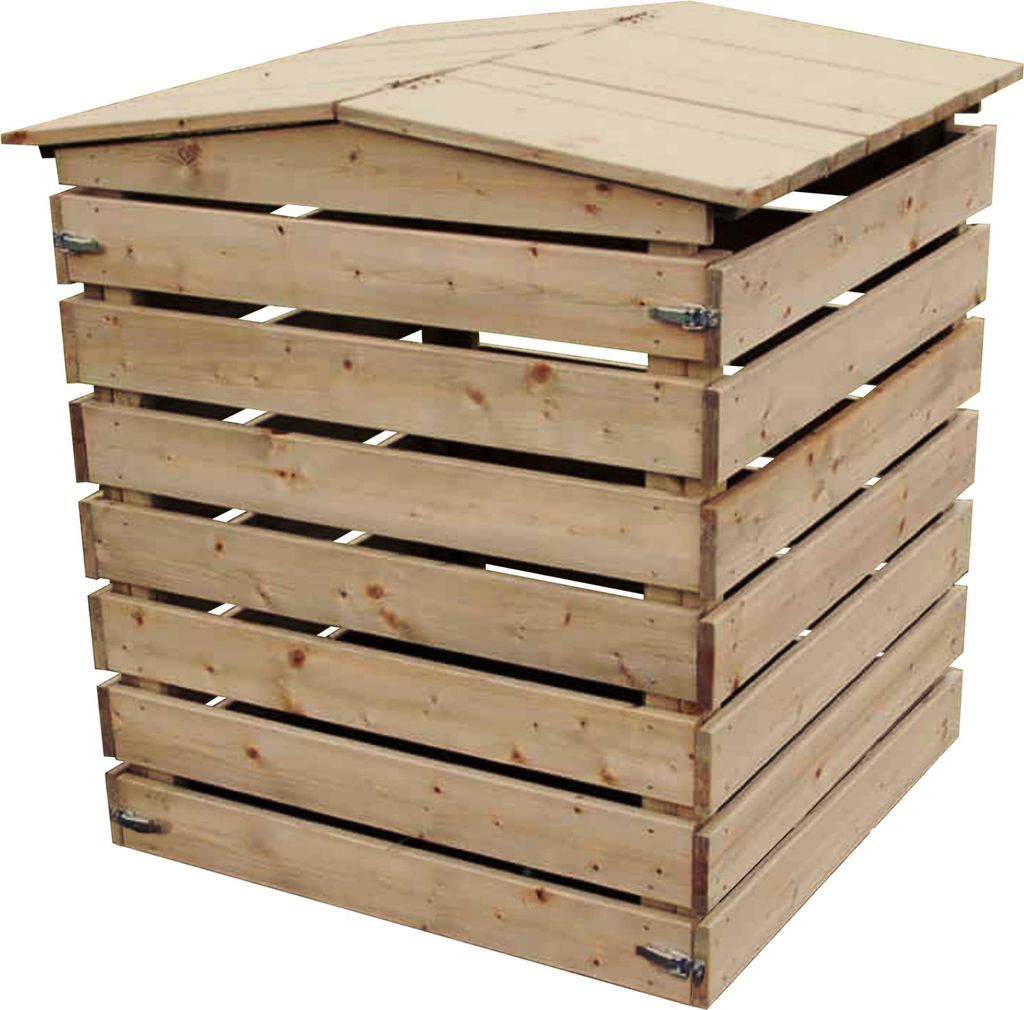 Holzkomposter, Schnellkomposter mit 450l Füllvolumen, Produktbild 