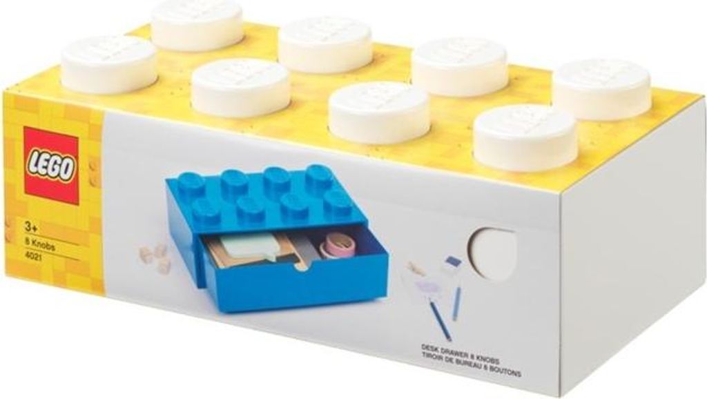 NHG LEGO Auszieh-Schublade Desk Drawer 8 - White, Immagine del prodotto 