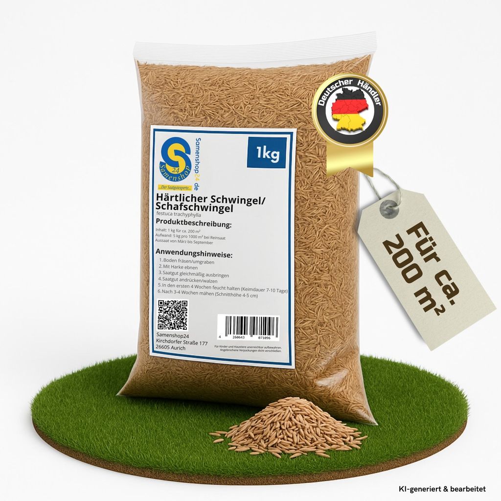 Samenshop24® Härtlicher Schwingel/ Schafschwingel festuca Produktbild 