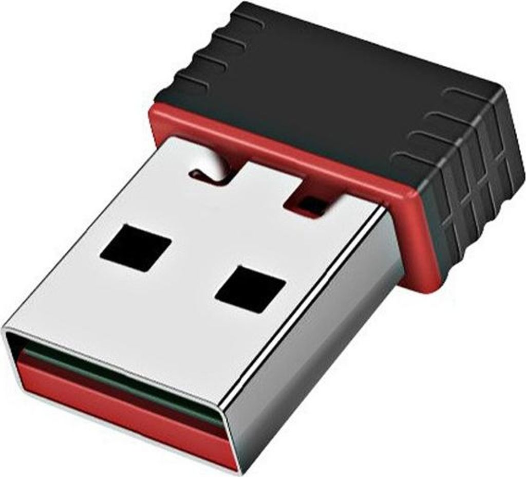 INF 150Mbps Mini WLAN USB Adapter für PC & Laptops, Plug & Play Dongle