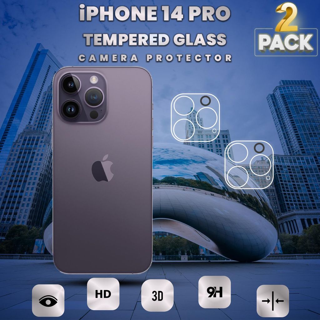 2-balenie iPhone 14 Pro Ochranné sklo na displej - Tvrdené Obrázok produktu 