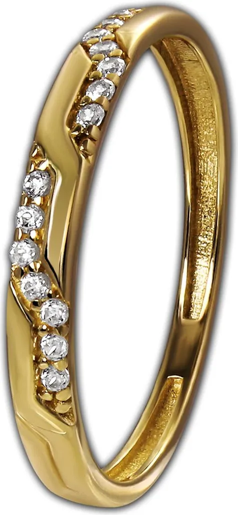 Bague GoldDream Glamour Or Jaune 333 et Zirconium Taille 54 D2GDR567Y54