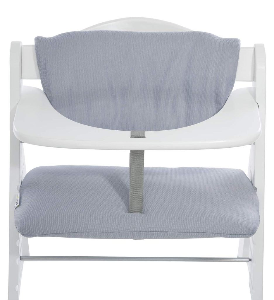 Hauck 2-piece highchair pad High chair pad Grey, White Image du produit 