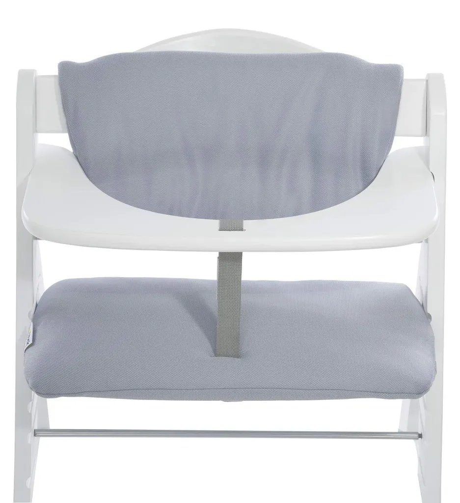 Set de Confort pour Chaise Haute en Bois Hauck - Duo Gris et Blanc