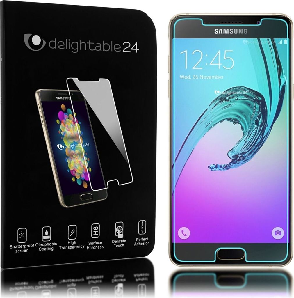 NALIA Schutzglas für Samsung Galaxy A3 2016, 9H Glasfolie Displayschutz LCD Film