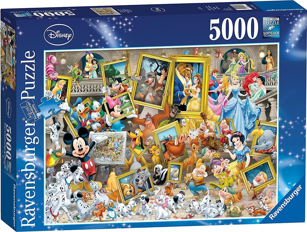 Ravensburger Micky als Künstler. Puzzle 5000 Teile Produktbild 