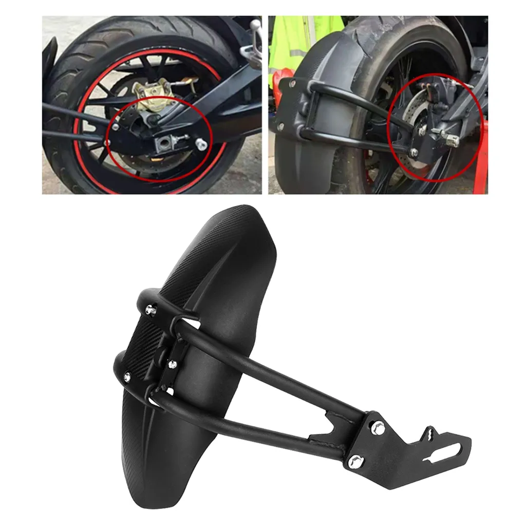 Aile arrière moto anti-projection protection pluie universelle ajustable
