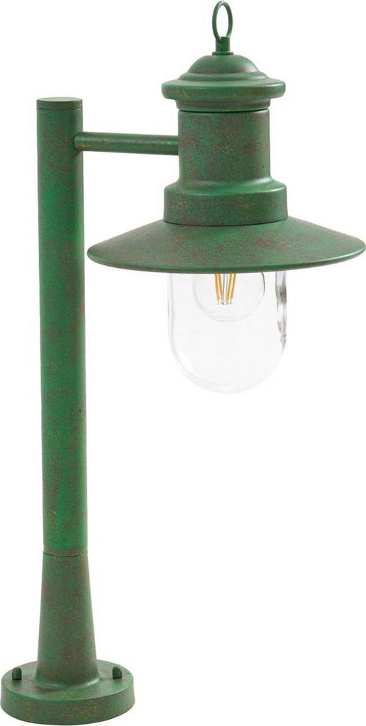 Lindby Wegeleuchte Eloretta, grün, 60 cm, Stahl, IP44, E27