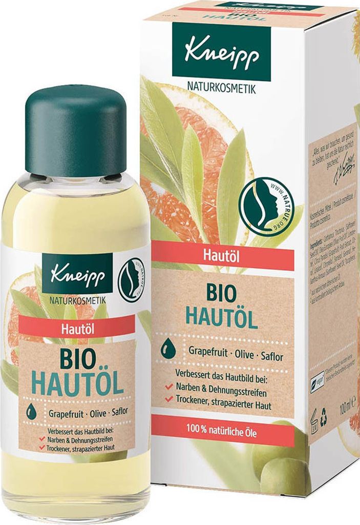 Olio biologico per la pelle - Pompelmo Oliva Cartamo 100ml Immagine del prodotto 