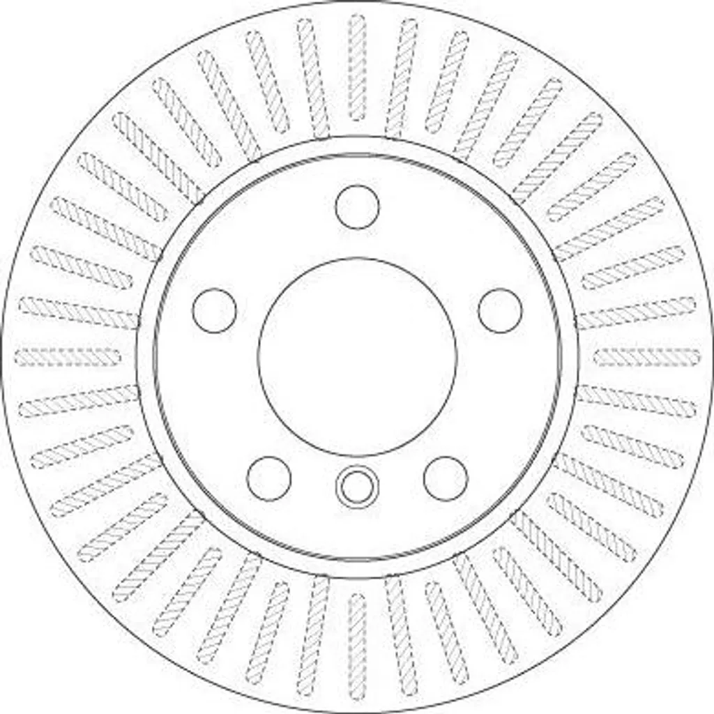 Disque de frein ventilé TRW compatible BMW 34116792215 série 2 et 1 F21