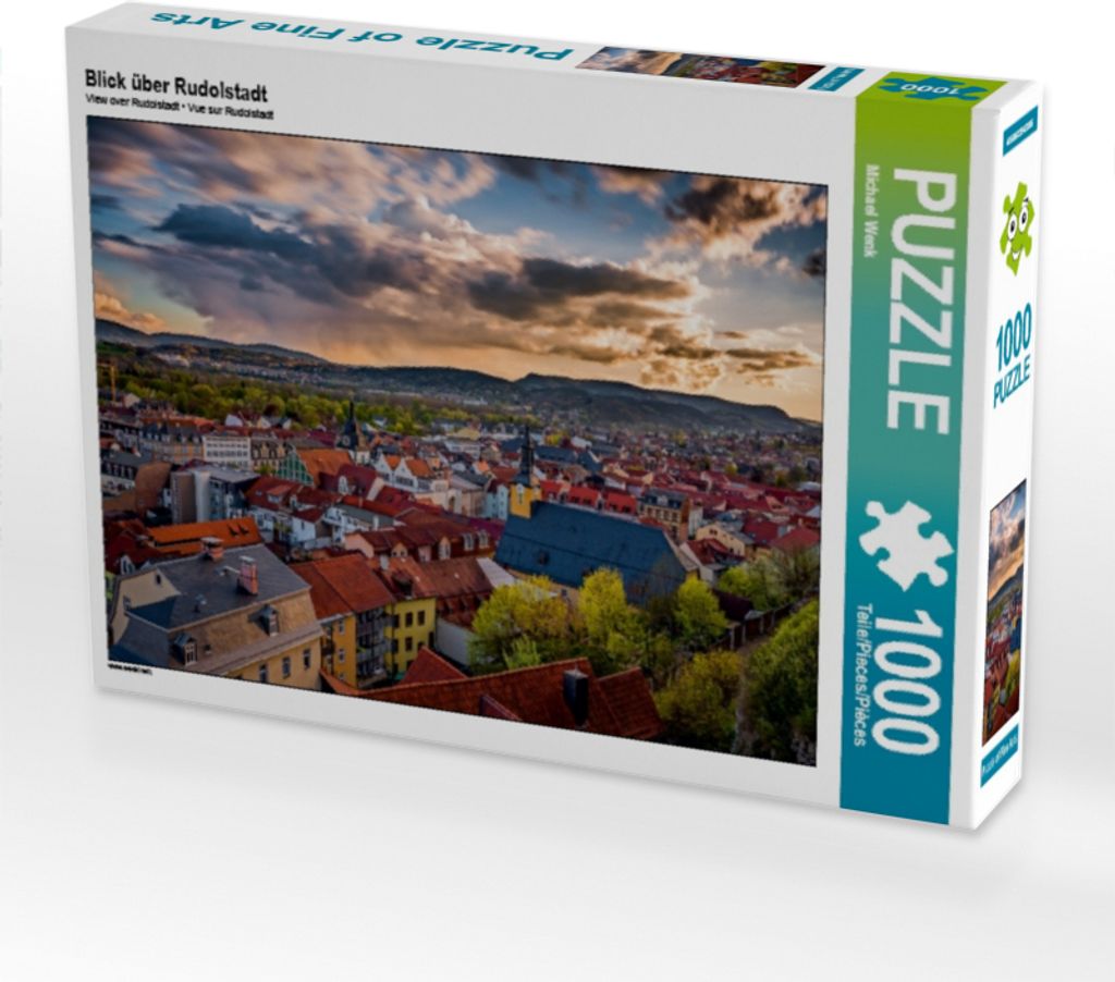 Calvendo Blick über Rudolstadt 1000 Teile Puzzle quer 640x480mm, Wenk Michael; 7362614